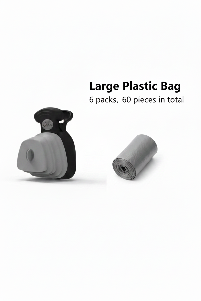 Foldable Pet Poop Bag Dispenser with Travel Spoon